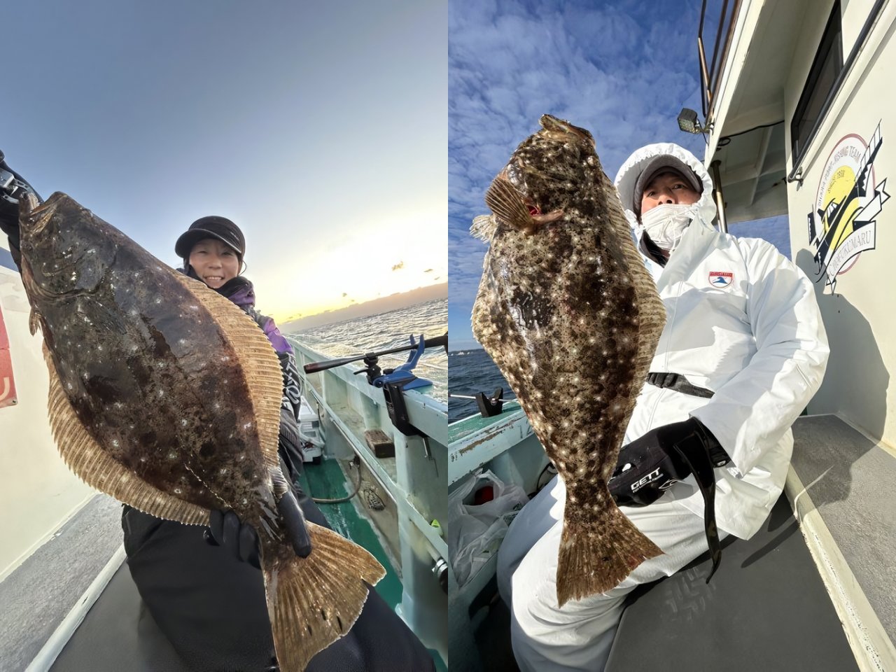 【釣果速報】千葉県長福丸でヒラメ全員ゲット＆3.20kgの大板出た！連日安打継続中の今が乗りドキ！